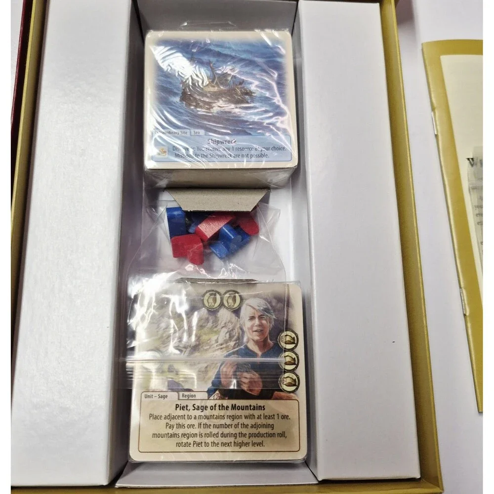 Rivals for Catan Card Game + Age of Enlightenment Expansion Open Box Sealed Card